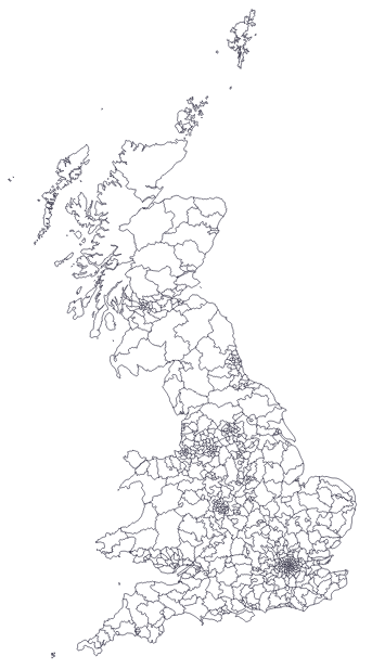 UK 2017 Winner Map